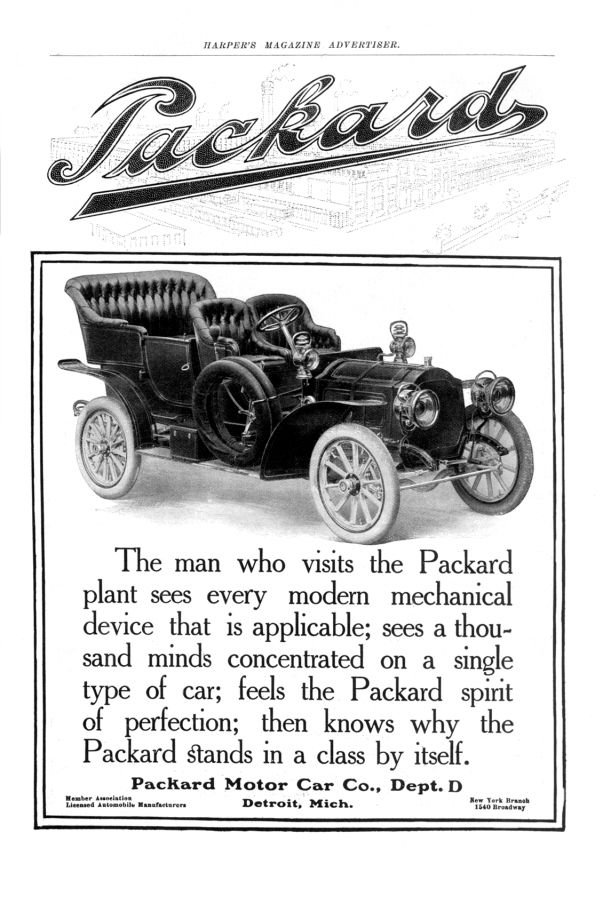 1906 Packard Auto Advertising